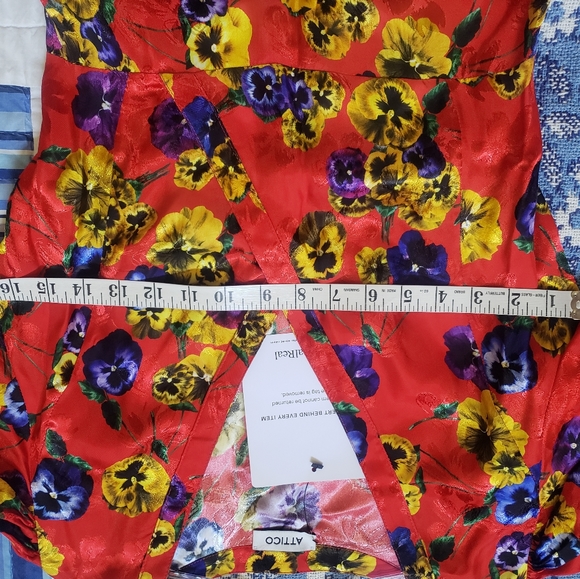 The Attico Ruffled Floral Pansy Dress, gorgeous! - Picture 11 of 14